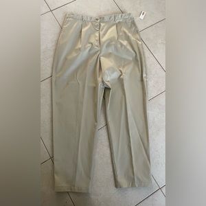 Front Pleat Khaki Pants